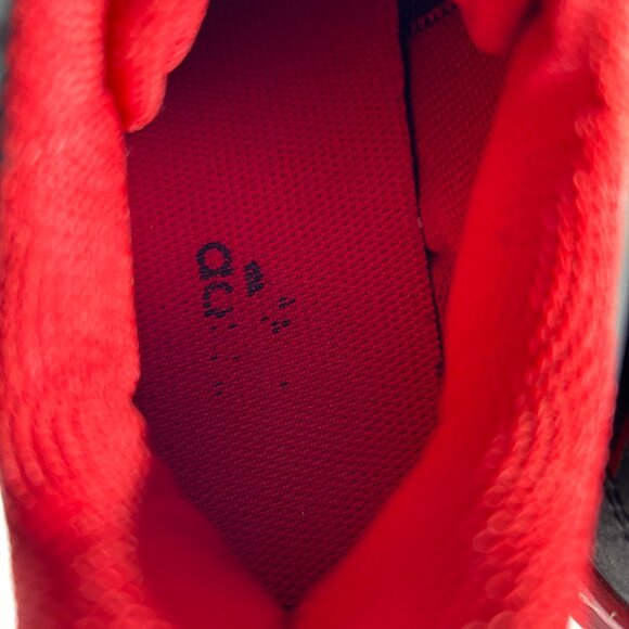 Adidas Icon MD K Kids Boys Baseball Cleats Size 3.5 Shoes Black Red Softball - Picture 10 of 13